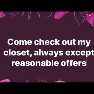Except reasonable offers